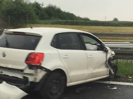 Wypadek na autostradzie. Utrudnienia w kierunku Wrocławia.