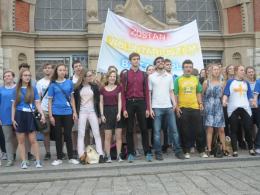 Flash mob zachęcał do wolontariatu w ramach Światowych Dni Młodzieży