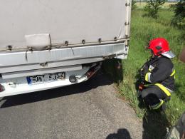 Wypadek w Sosnówce. Jedna osoba ranna.