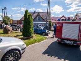 Fiat i audi zderzyły się w Kadłubie Turawskim