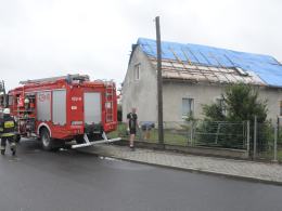 Wichura uszkodziła dachy w Koźlu-Rogach