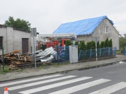 Wichura uszkodziła dachy w Koźlu-Rogach