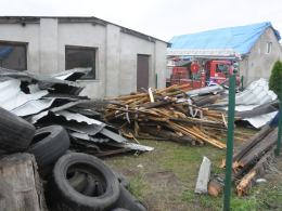Wichura uszkodziła dachy w Koźlu-Rogach