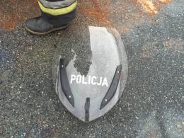 Policjant-motocyklista ranny w wypadku na obwodnicy