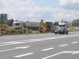 Ruszyły prace przy budowie ronda na "grzybku" w Karczowie