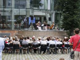 Półmetek koncertów promenadowych opolskich filharmonikow