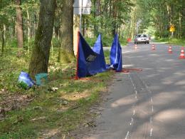 Śmiertelne potrącenie rowerzystki pod Komprachcicami