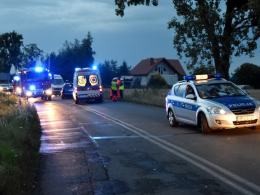 Czołowe zderzenie na drodze wojewódzkiej nr 401