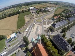 Zobacz nowe rondo z lotu ptaka!
