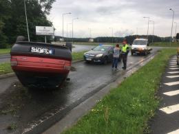 Dwa dachowania na opolskich drogach