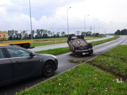 Dwa dachowania na opolskich drogach