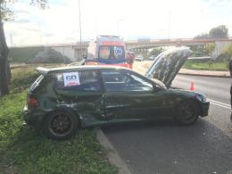 Kierowca hondy ranny w wypadku na ulicy Niemodlińskiej