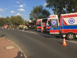 Kierowca hondy ranny w wypadku na ulicy Niemodlińskiej