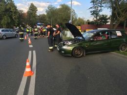 Kierowca hondy ranny w wypadku na ulicy Niemodlińskiej