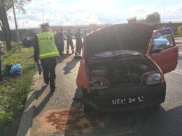 Kierowca hondy ranny w wypadku na ulicy Niemodlińskiej