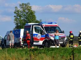 Śmiertelne potrącenie pieszego na drodze krajowej nr 46 za Grabinem