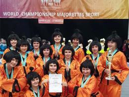 Mażoretki z Ozimka z medalami mistrzostw świata w Pradze!