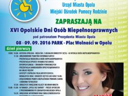 W czwartek ruszą XVI Opolskie Dni Osób Niepełnosprawnych