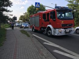 Toyota i volkswagen zderzyły się w Lędzinach