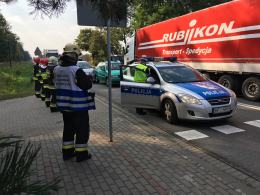 Toyota i volkswagen zderzyły się w Lędzinach