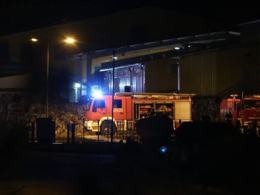 Pożar wysypiska odpadów pod Brzegiem