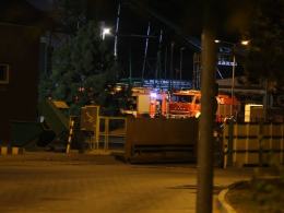 Pożar wysypiska odpadów pod Brzegiem