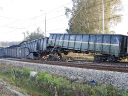Pod Tarnowem Opolskim wykoleił się pociąg z węglem