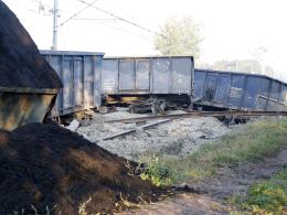 Pod Tarnowem Opolskim wykoleił się pociąg z węglem