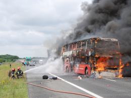 Karambol i pożar na A4. Kierowca ciężarówki stanął przed sądem.