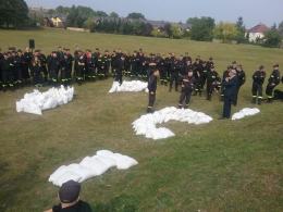 Strażacy-ochotnicy szkolili się na wypadek wystąpienia powodzi