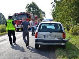 Trzy auta zderzyły się pod Niemodlinem
