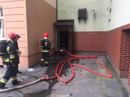 Pożar cukierni w centrum Opola