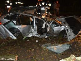 Pijany kierowca BMW wjechał do rowu