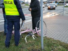 Kierowca fiata uno potrącił rowerzystkę
