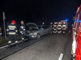 Karambol w Jełowej, 6 osób zostało rannych