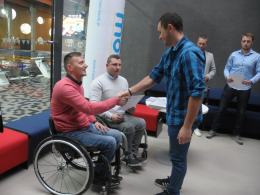 Ratownicy Wodnej Nuty po szkoleniu z niepełnosprawnymi