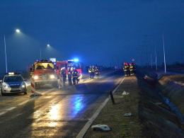 Kierująca fiatem seicento wpadła do rowu