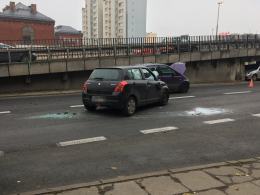 Groźny wypadek na Placu Konstytucji 3 Maja