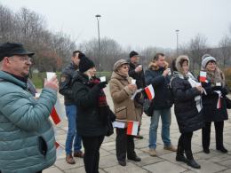 Wznieśli toast na skwerze im. Władysława Bartoszewskiego