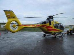 Helikopter LPR przyleciał już do bazy w Polskiej Nowej Wsi