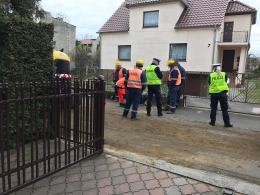 Koparka potrąciła robotnika, trafił do szpitala