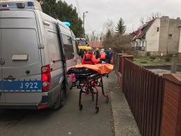 Koparka potrąciła robotnika, trafił do szpitala