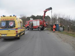 Śmiertelny wypadek pod Opolem. Ładunek przygniótł mężczyznę.