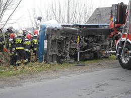 Śmiertelny wypadek pod Opolem. Ładunek przygniótł mężczyznę.