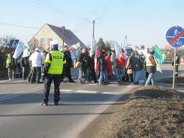 Duże Opole. Były dwie blokady drogi w Czarnowąsach, będzie głodówka?