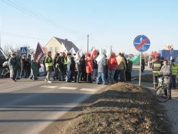 Duże Opole. Były dwie blokady drogi w Czarnowąsach, będzie głodówka?