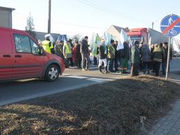 Duże Opole. Były dwie blokady drogi w Czarnowąsach, będzie głodówka?