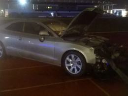 Pijany Serb wjechał audi na stadion lekkoatletyczny w Opolu