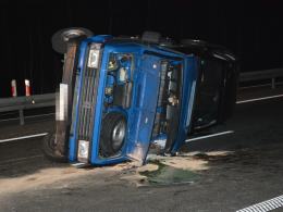 Autostrada A4 zablokowana po wypadku