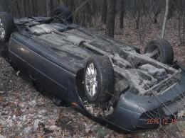 Ford dachował w Kędzierzynie-Koźlu